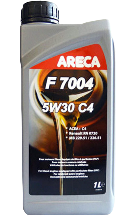 Моторное масло ARECA F7004 5W-30 C4, 1л
